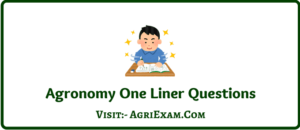 Bsc Agri Agronomy One Liner-2